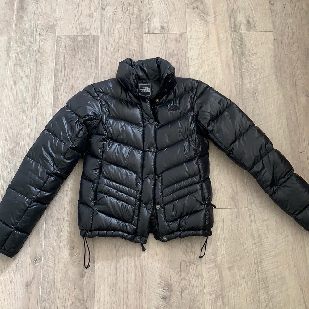 The North face goose down black puffer